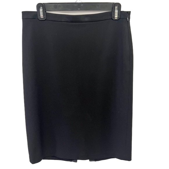BCBG Max Azria Black Lace up Corset Pencil Skirt Size 4 - Picture 6 of 10